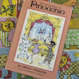 Vintage Pinocchio Book